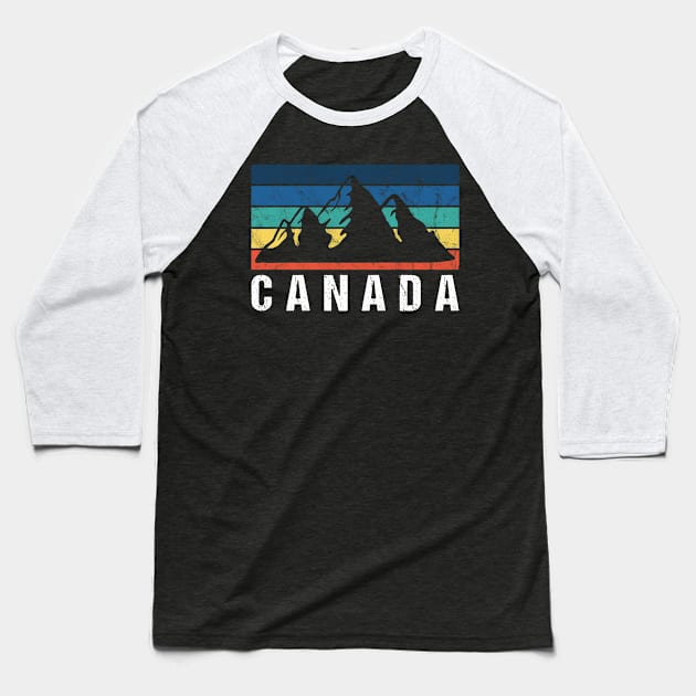 Canada Baseball T-Shirt by JKFDesigns